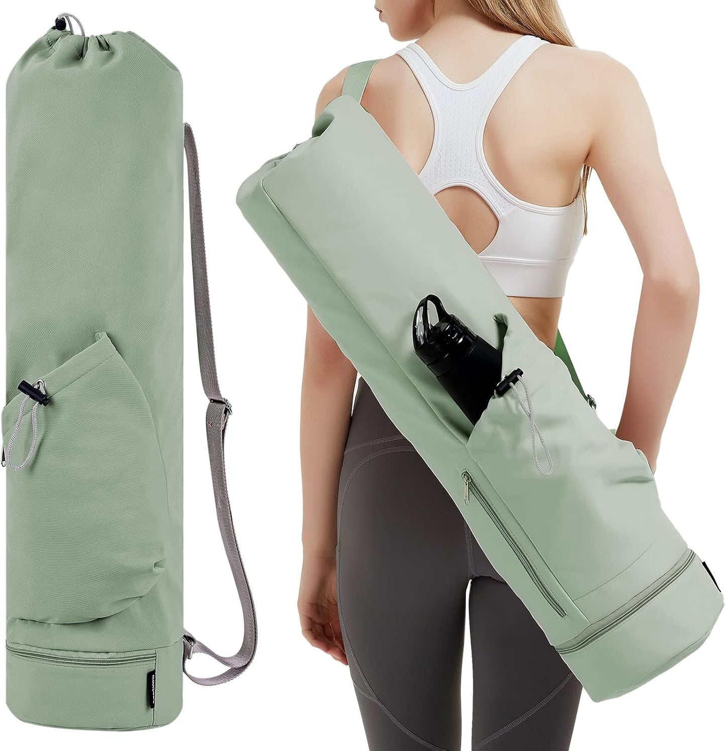 Yoga Mat Bag with Pockets – Large, Lightweight & Waterproof Carrier for Women & Men