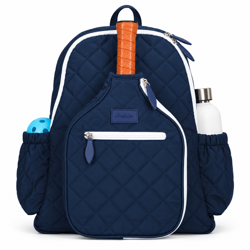 Quilted Pickleball Backpack